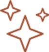 Piktogramm von drei Sternen