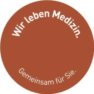 Icon: Wir leben Medizin. Gemeinsam f&uuml;r Sie.