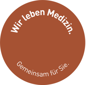 Icon: Wir leben Medizin. Gemeinsam f&uuml;r Sie.