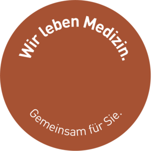 Icon: Wir leben Medizin. Gemeinsam f&uuml;r Sie.
