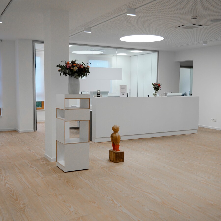 Impressionen aus der hellen und modernen Praxis.