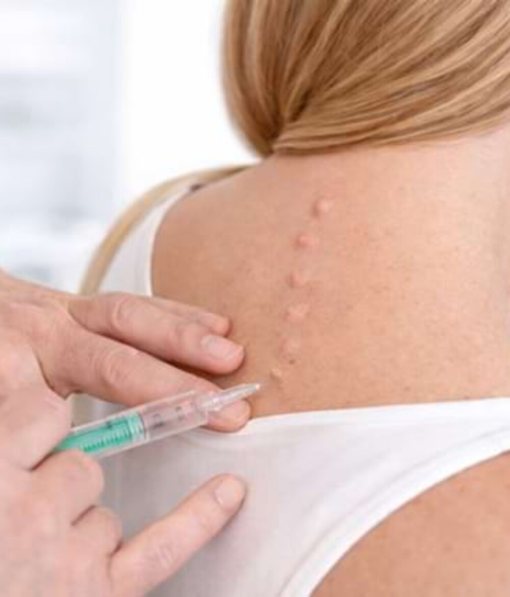 Quaddeltherapie bei einer Patientin.