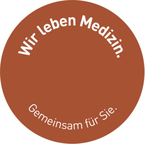 Icon: Wir leben Medizin. Gemeinsam f&uuml;r Sie.